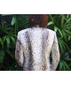 Женская куртка из натуральной кожи питона